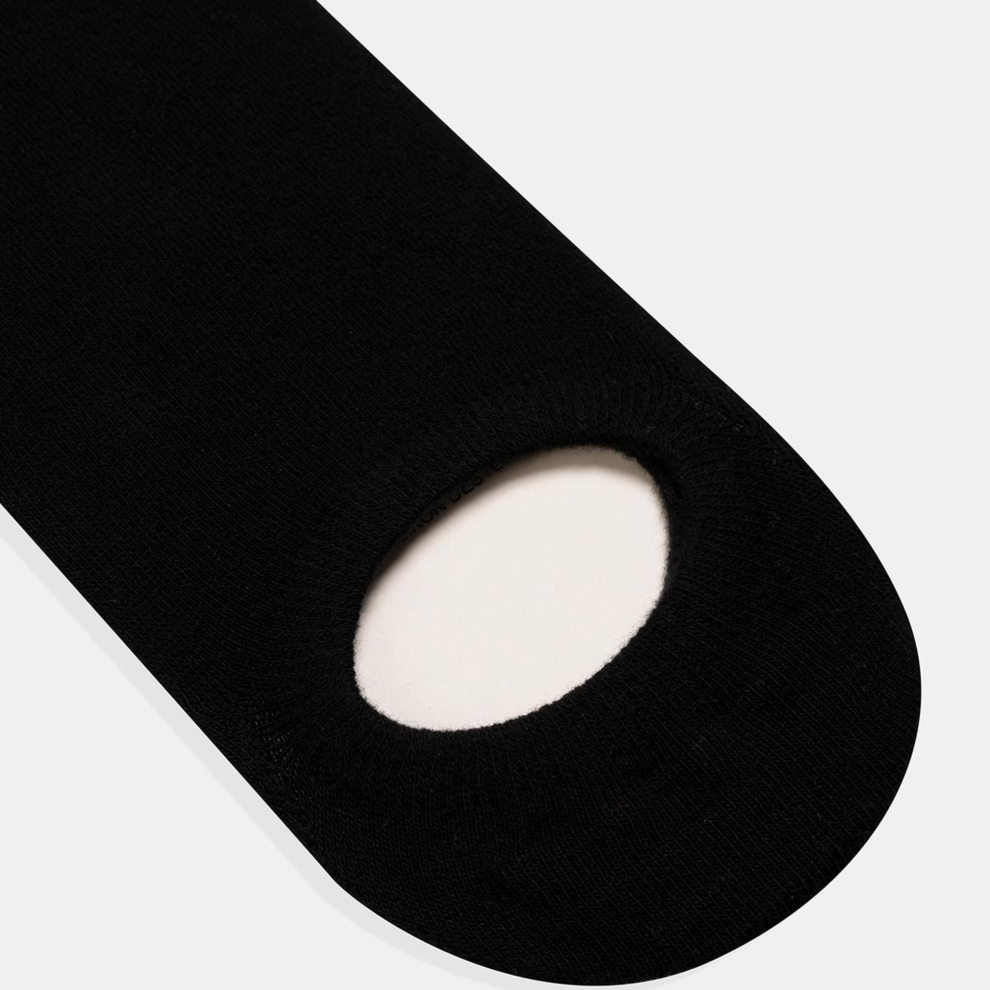 Erkek Siyah Pamuklu Sneaker Çorap