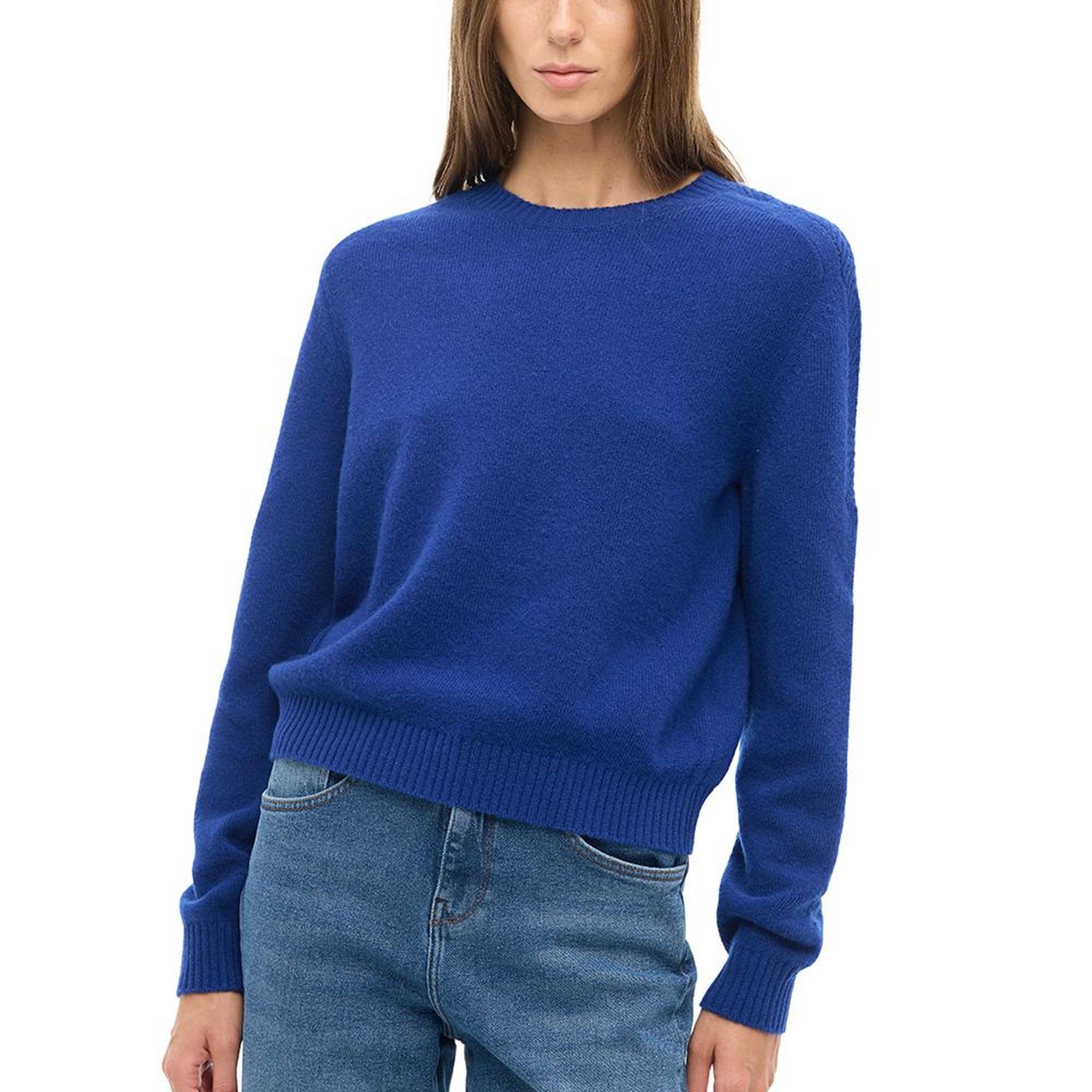 Saks Bisiklet Yaka Triko Kazak