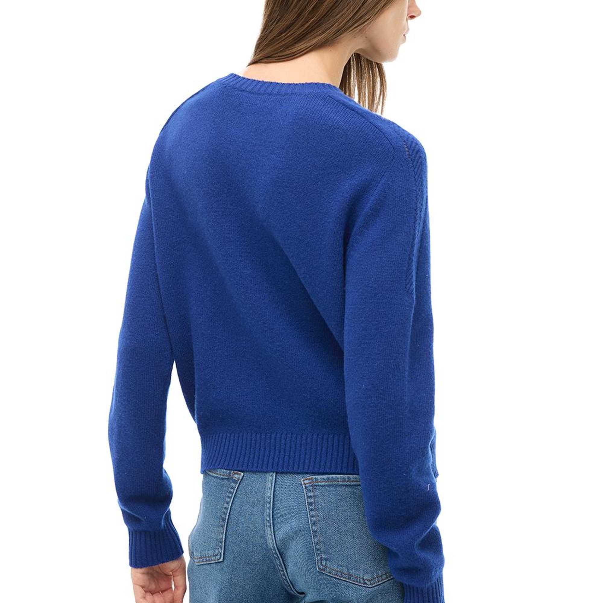 Saks Bisiklet Yaka Triko Kazak