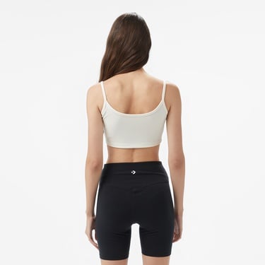  Converse Star Chevron Baskılı Kadın Beyaz T-Shirt