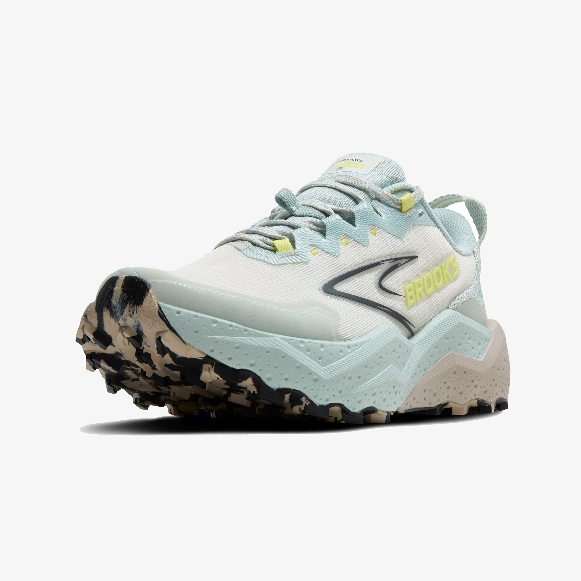 Brooks Caldera 8 Kadın Beyaz Koşu Ayakkabısı