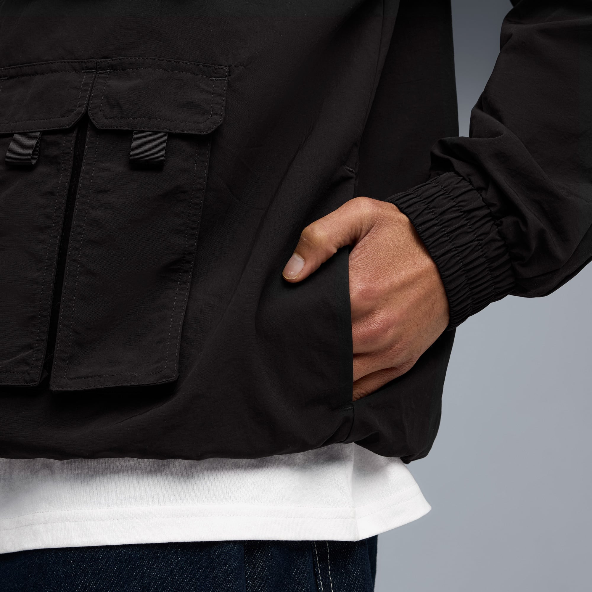 Puma T7 Cargo Track Erkek Siyah Ceket