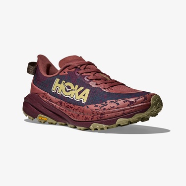  Hoka Speedgoat 6 Kadın Bordo Koşu Ayakkabısı