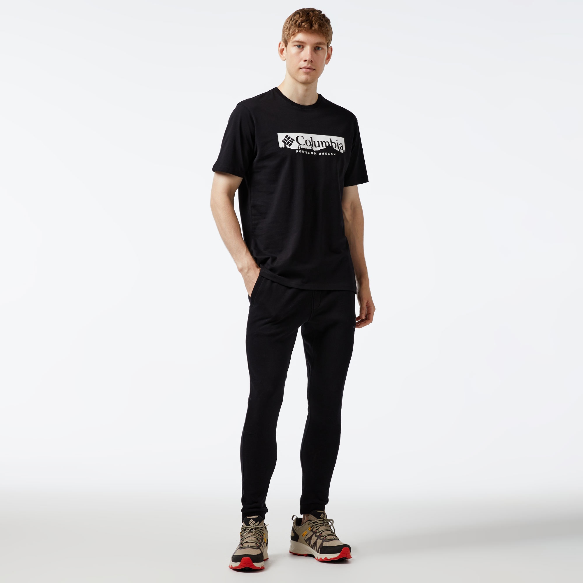 Columbia CSC Box Erkek Siyah Günlük T-Shirt