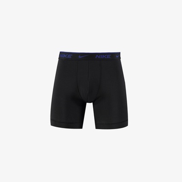  Nike Brief 3' lü Erkek Siyah Boxer