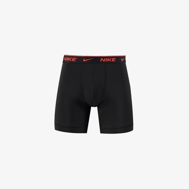  Nike Brief 3' lü Erkek Siyah Boxer