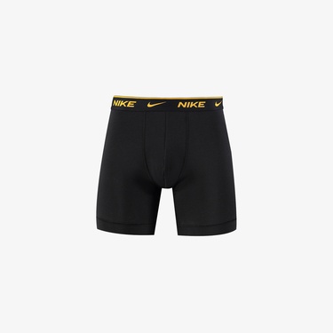  Nike Brief 3' lü Erkek Siyah Boxer