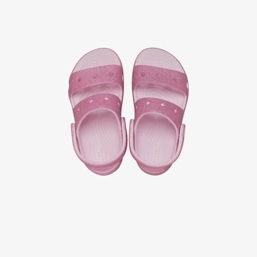  Crocs Classic Glitter Çocuk Pembe Sandalet