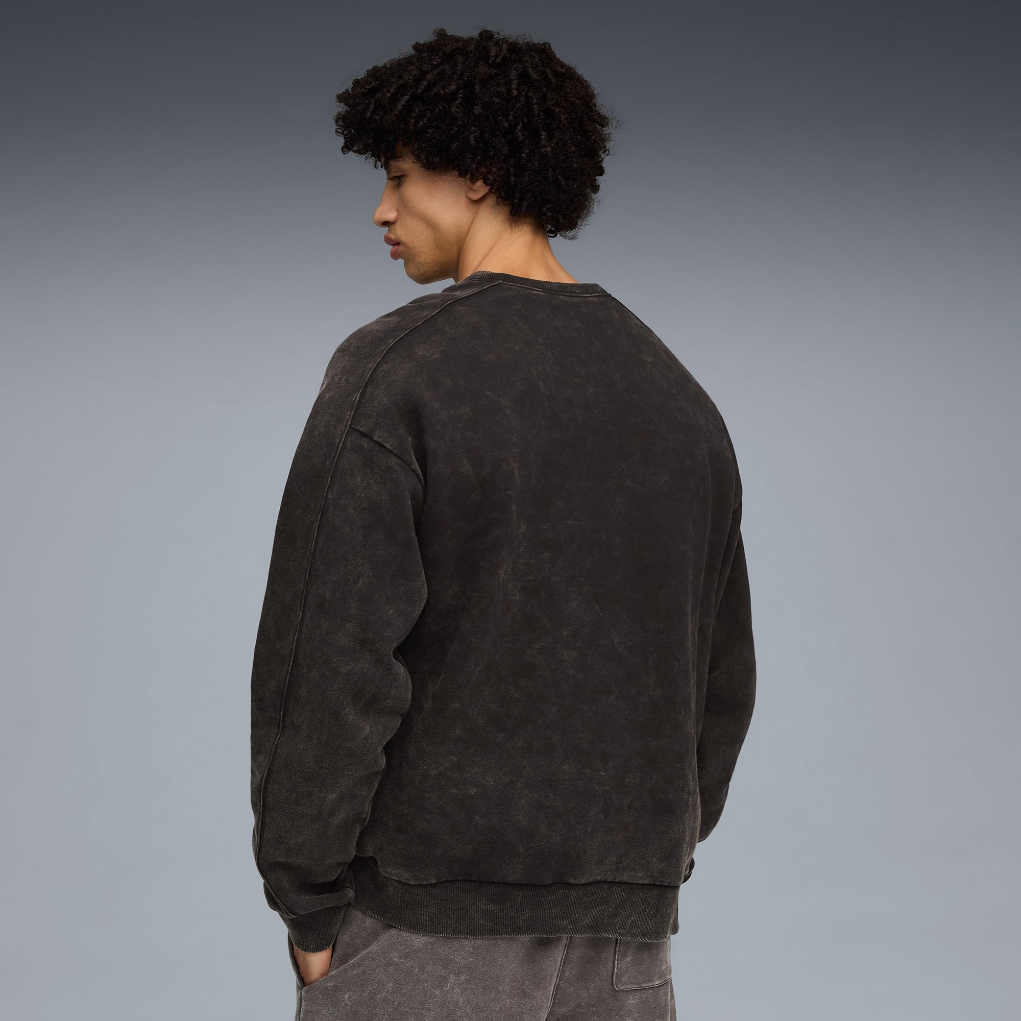 Puma Hoopocalypse Crew Erkek Siyah Basketbol Sweatshirt