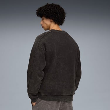  Puma Hoopocalypse Crew Erkek Siyah Basketbol Sweatshirt