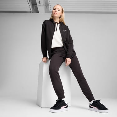  Puma Ess Comfort Full-Zip Kadın Siyah Eşofman Üstü