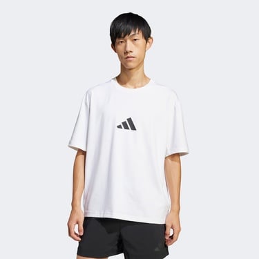  adidas Z.N.E. Loose Fit Erkek Beyaz T-Shirt
