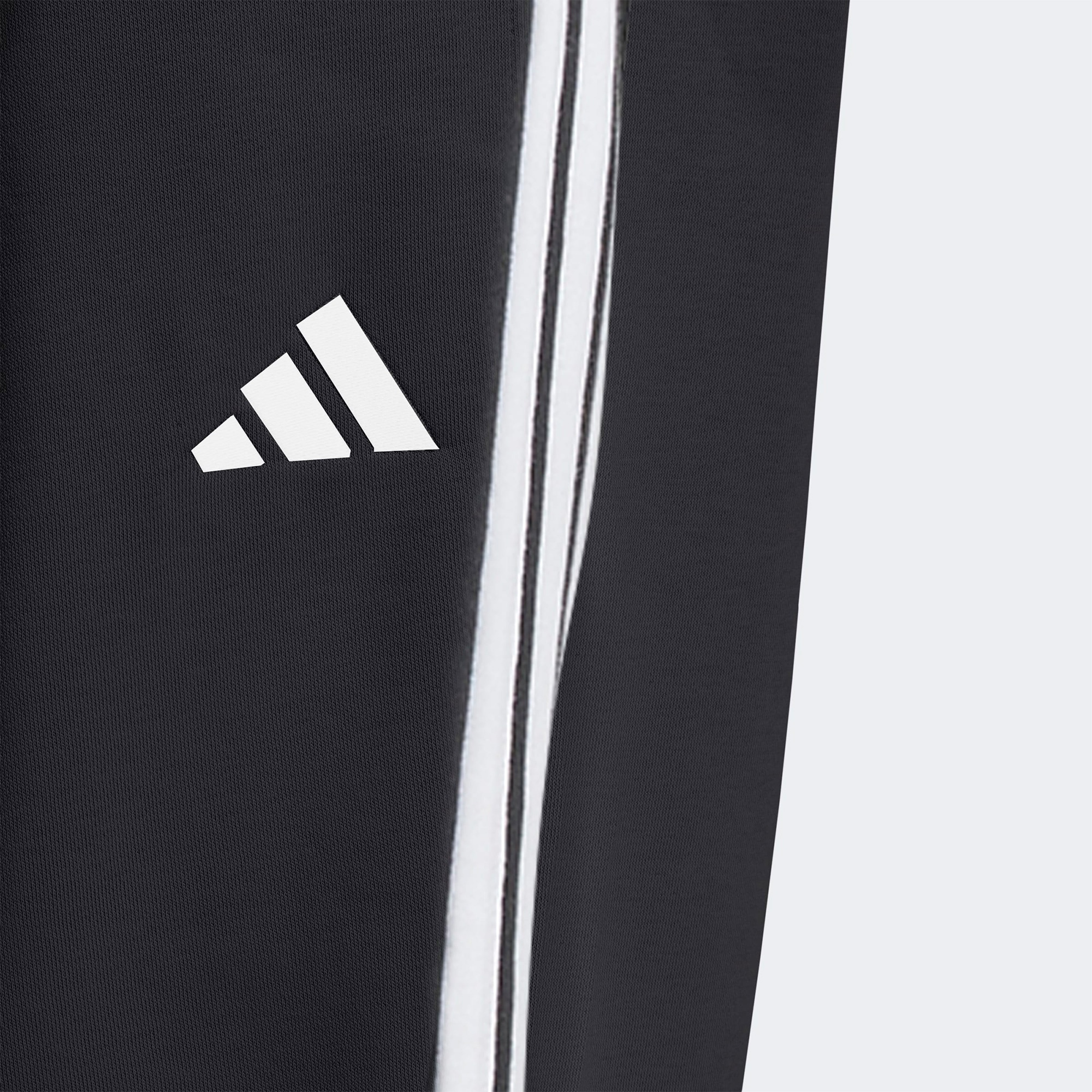 adidas Essentials 3 Stripes French Terry Cuffed Kadın Siyah Eşofman Altı