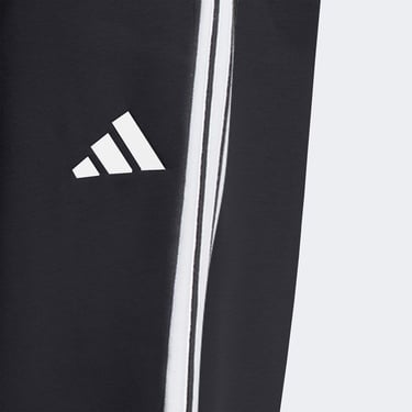  adidas Essentials 3 Stripes French Terry Cuffed Kadın Siyah Eşofman Altı