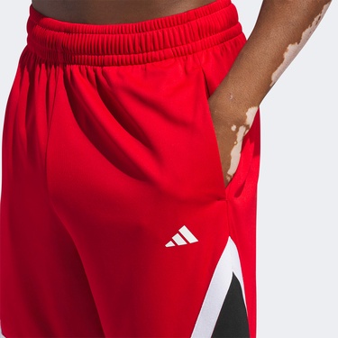  adidas Pro Block Erkek Kırmızı Basketbol Şort