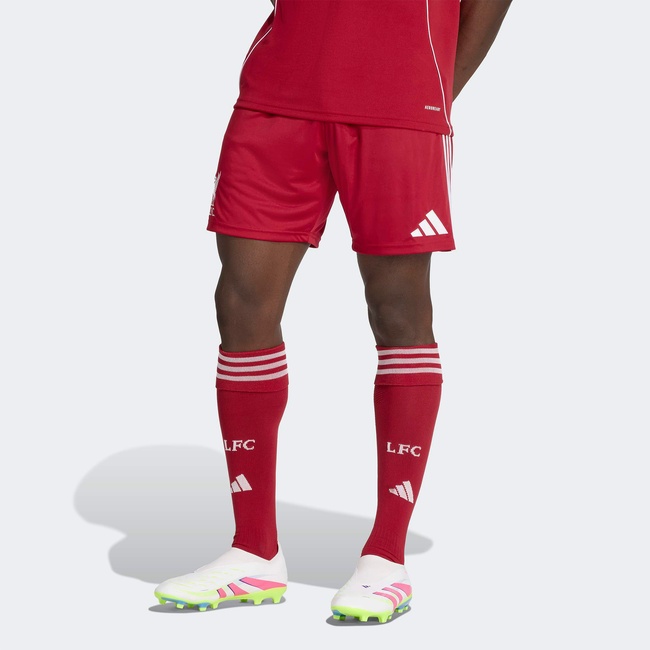  adidas Liverpool Fc 25-26 İç Saha Erkek Kırmızı Futbol Şortu