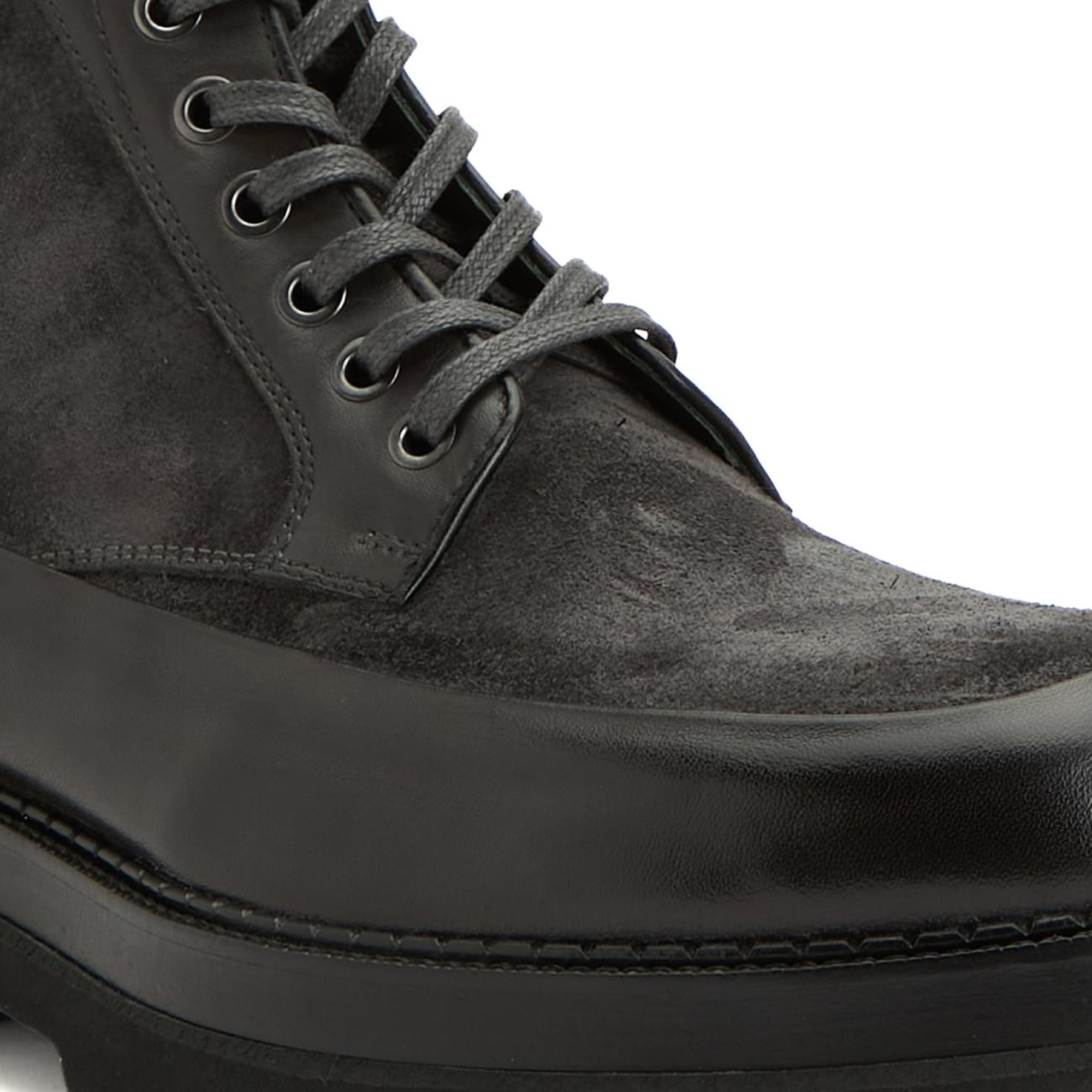 George Hogg Erkek Antrasit Süet Detaylı Bot