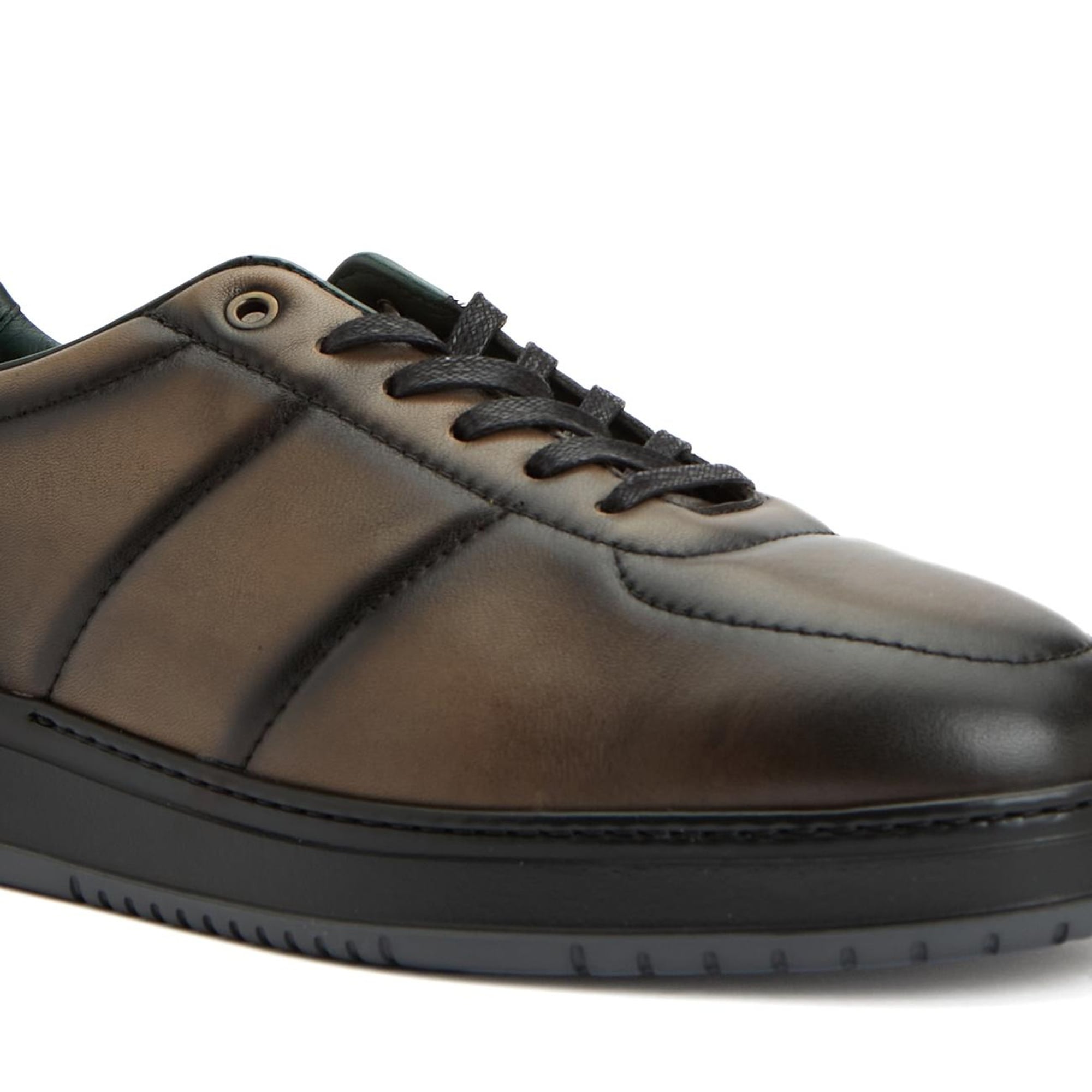 George Hogg Erkek Kahverengi Günlük Rahat Deri Sneaker