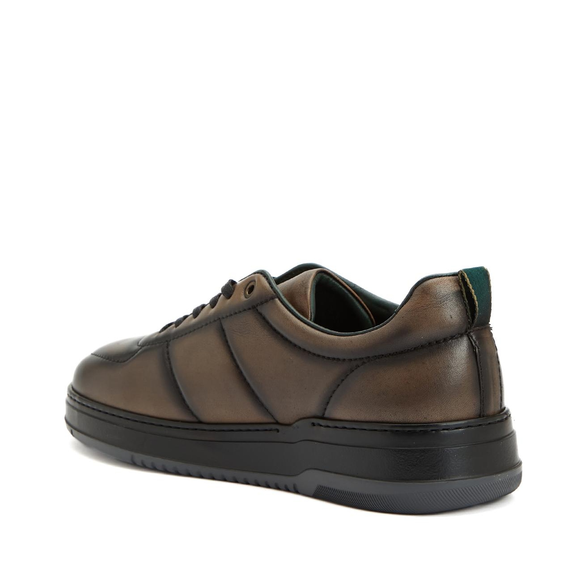 George Hogg Erkek Kahverengi Günlük Rahat Deri Sneaker