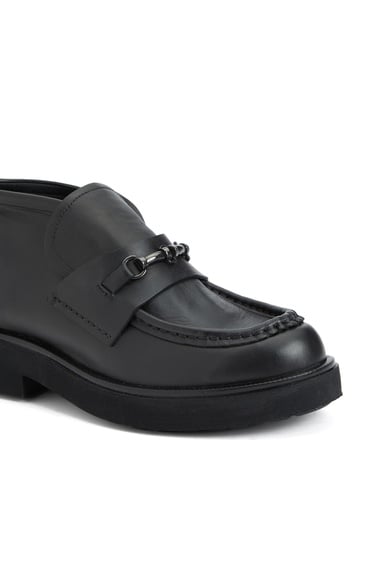  Divarese Kadın Siyah Deri Bot