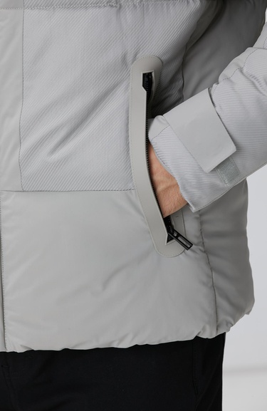  Network Erkek Taş N-Tech Dik Yaka Puffer Mont