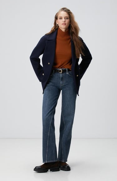  Network Kadın Camel Yün Karışımlı Triko Kazak