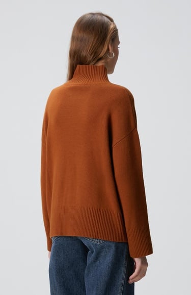  Network Kadın Camel Yün Karışımlı Triko Kazak