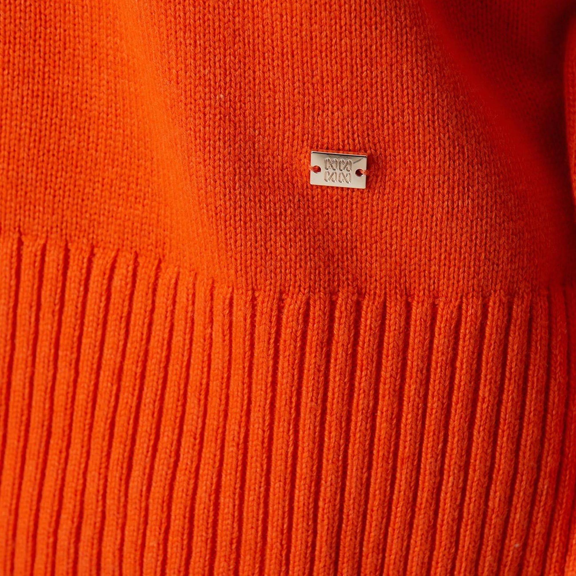 Network Kadın Turuncu Yün Karışımlı Triko Kazak