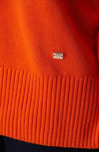  Network Kadın Turuncu Yün Karışımlı Triko Kazak