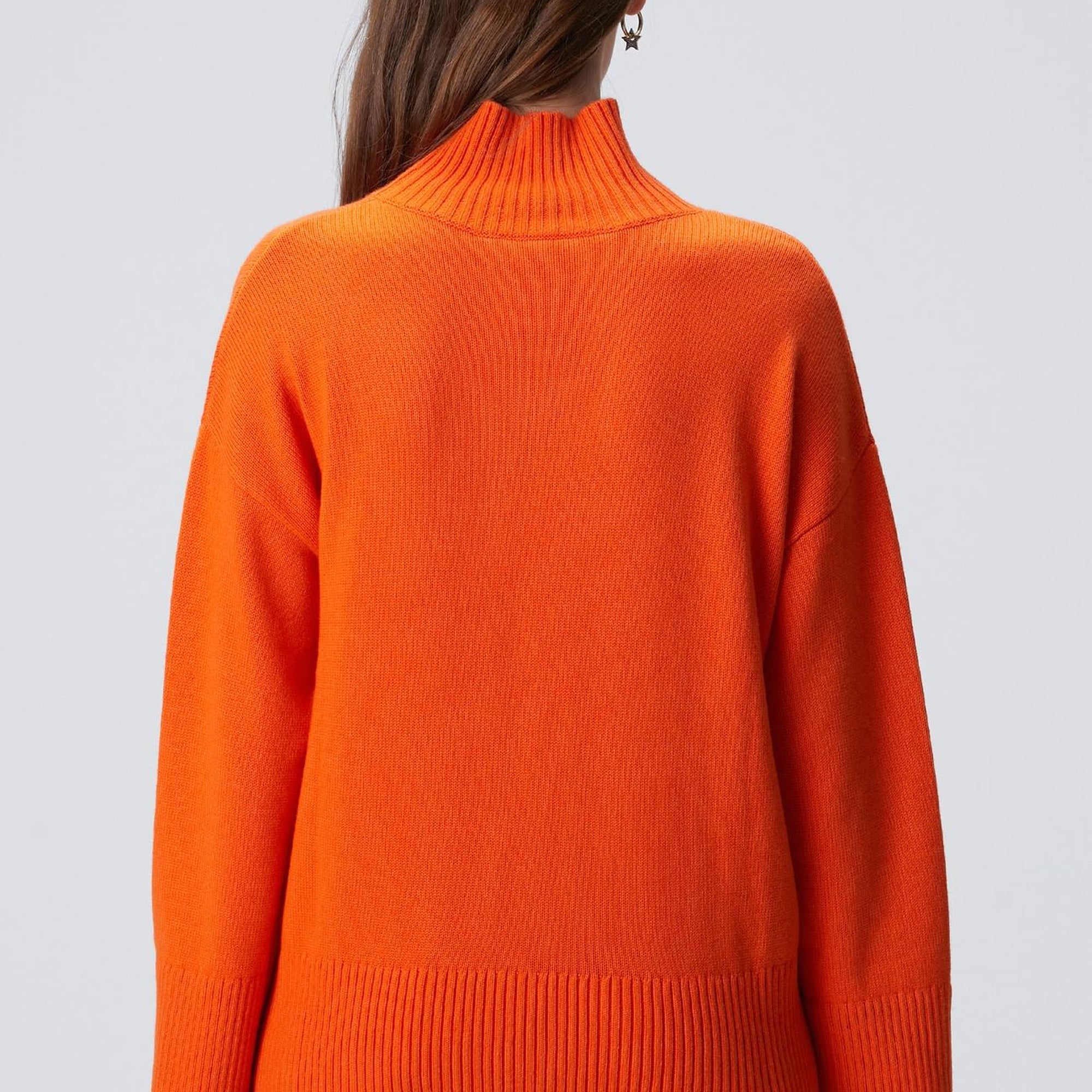 Network Kadın Turuncu Yün Karışımlı Triko Kazak