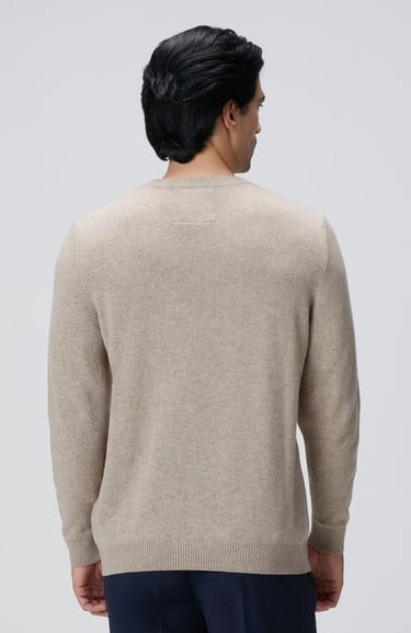  Network Erkek Limited Bej Melanj Kaşmir Triko