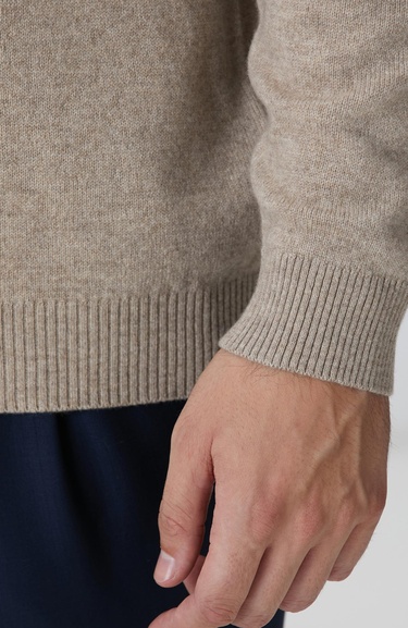  Network Erkek Limited Bej Melanj Kaşmir Triko