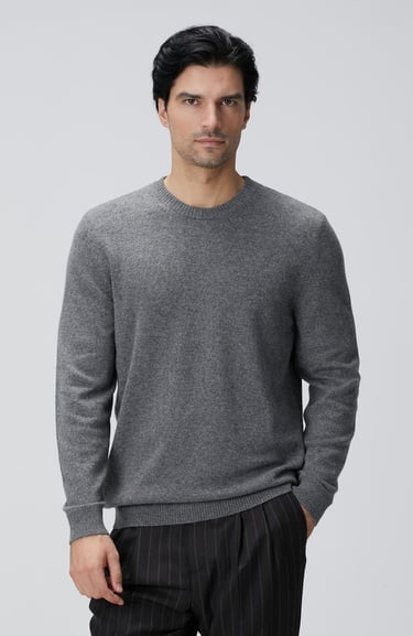  Network Erkek Limited Gri Melanj Kaşmir Triko