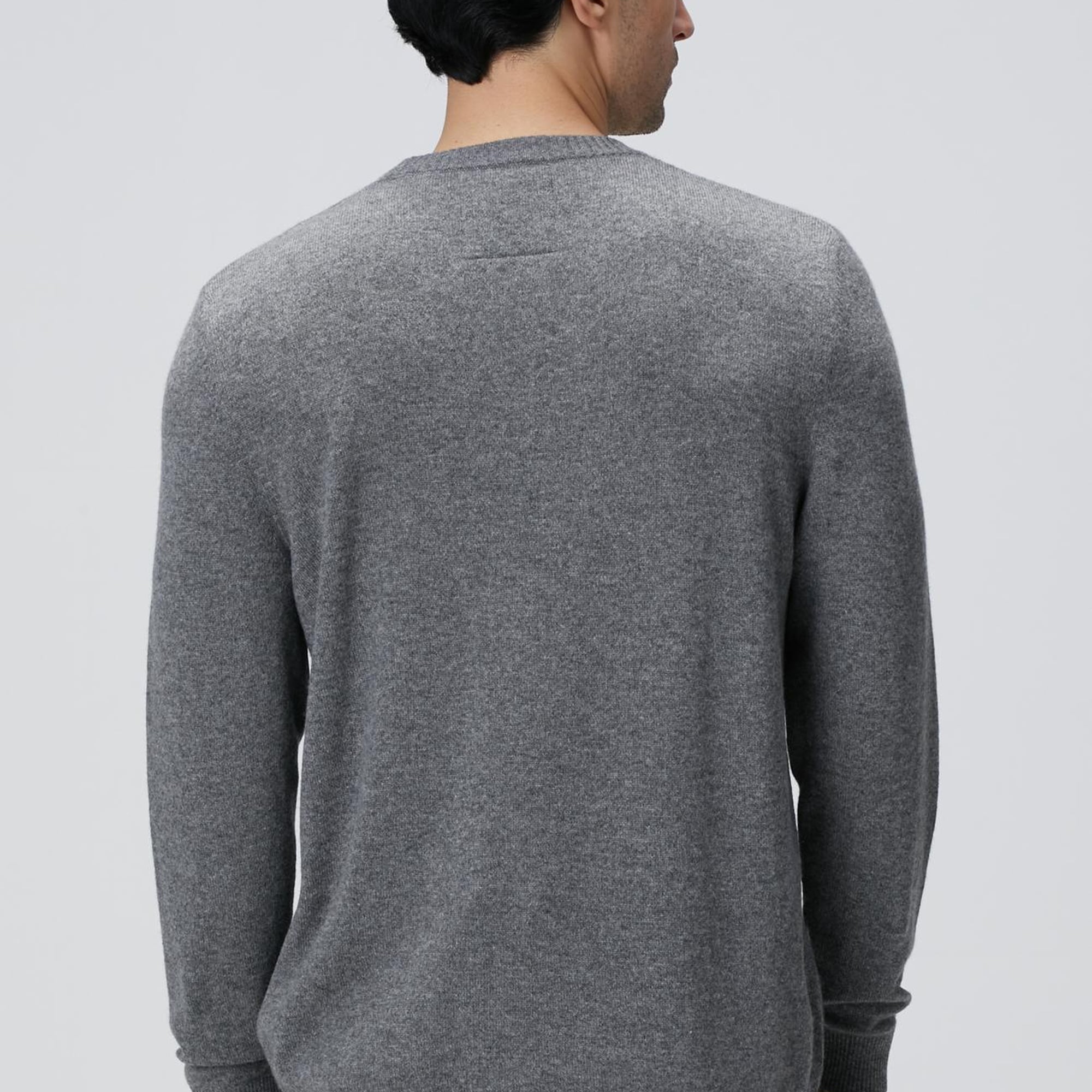 Network Erkek Limited Gri Melanj Kaşmir Triko