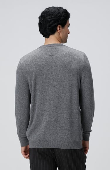  Network Erkek Limited Gri Melanj Kaşmir Triko