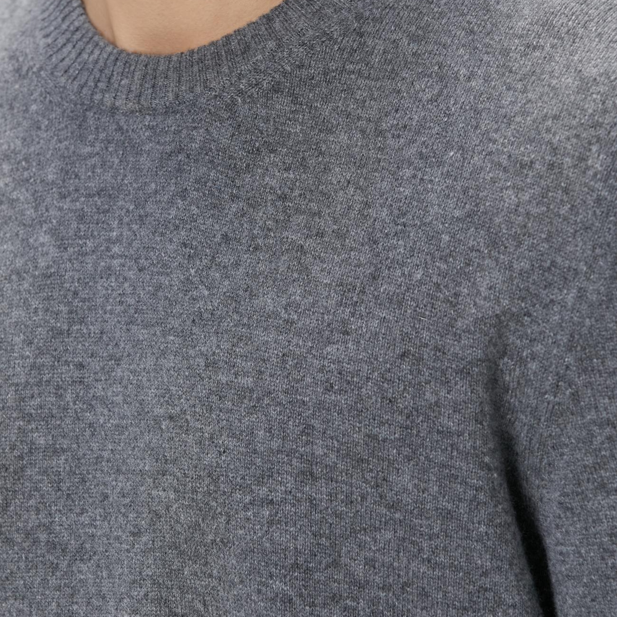 Network Erkek Limited Gri Melanj Kaşmir Triko