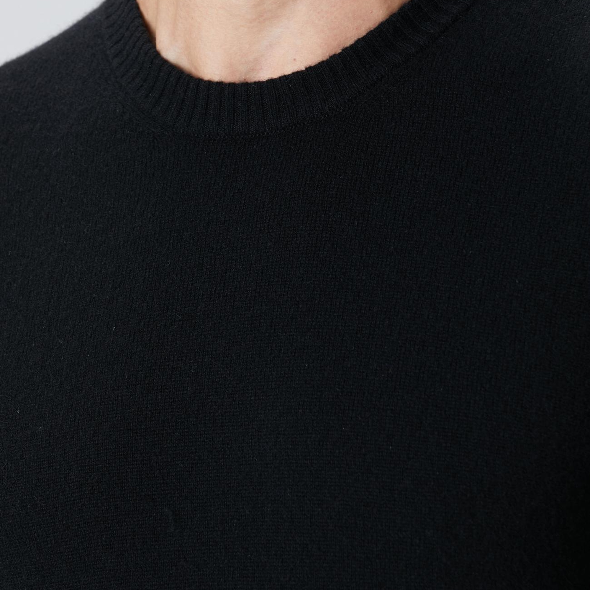 Network Erkek Limited Siyah Kaşmir Kazak