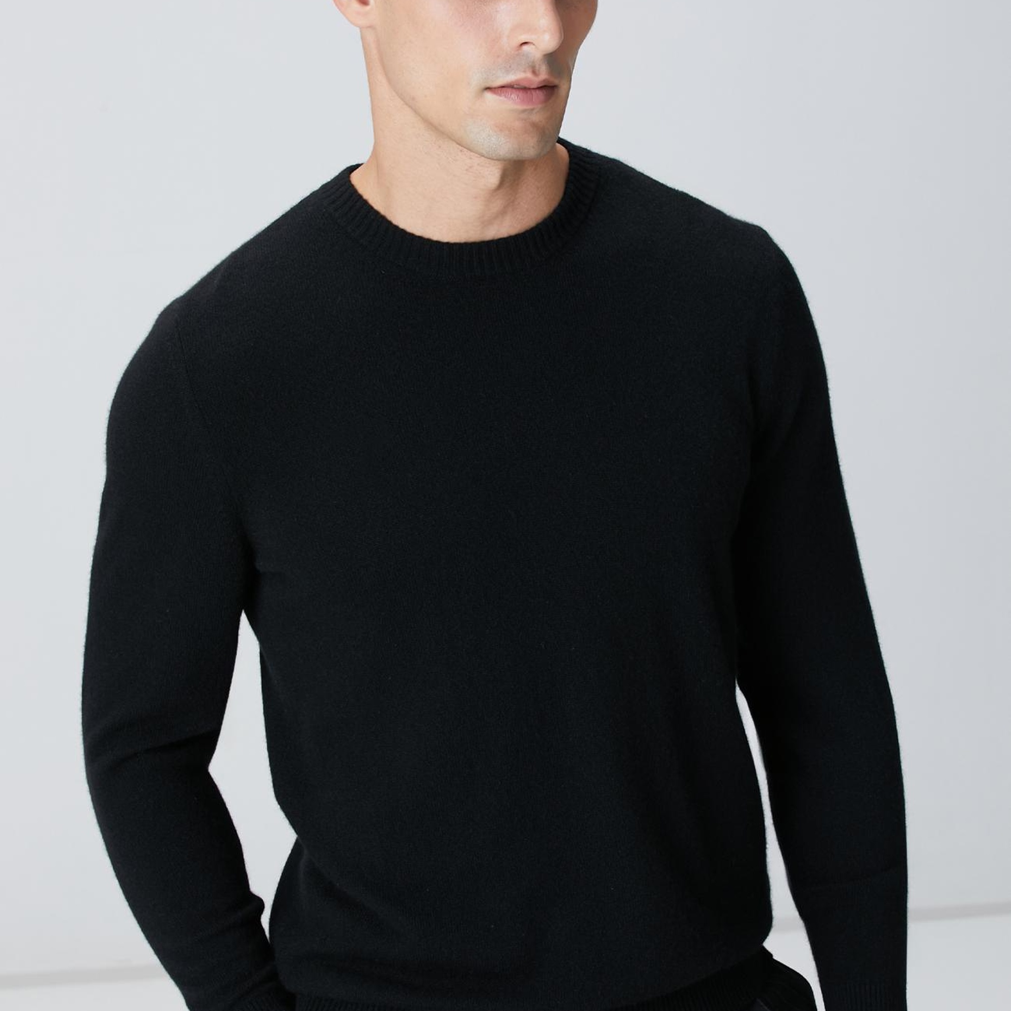 Network Erkek Limited Siyah Kaşmir Kazak