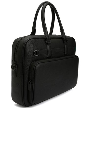  George Hogg Erkek Siyah Laptop Çantası