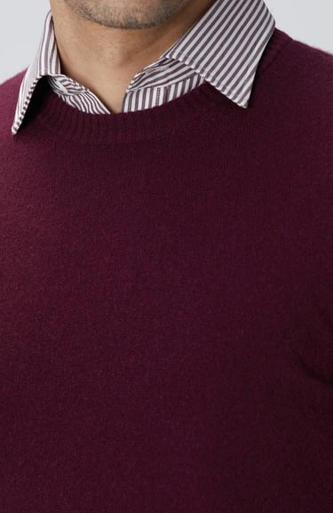  Network Erkek Limited Bordo Kaşmir Triko