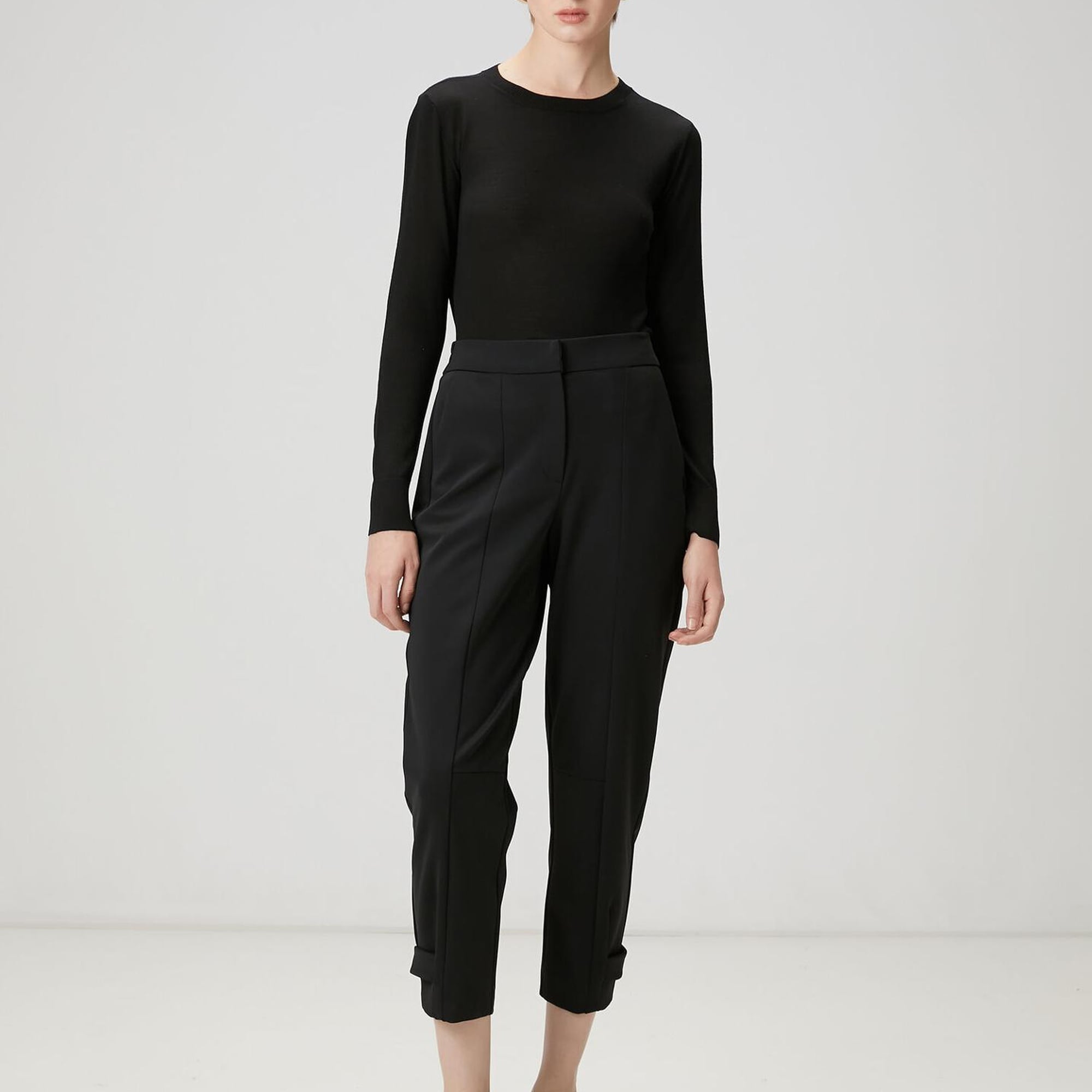 Beymen Club Kadın Siyah Scuba Jogger Pantolon