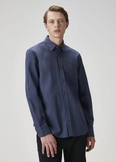  Beymen Club Erkek Comfort Fit Koyu Mavi Gömlek