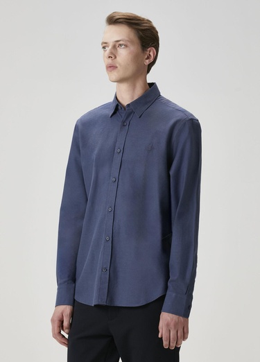  Beymen Club Erkek Comfort Fit Koyu Mavi Gömlek