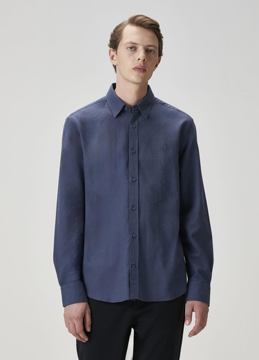  Beymen Club Erkek Comfort Fit Koyu Mavi Gömlek