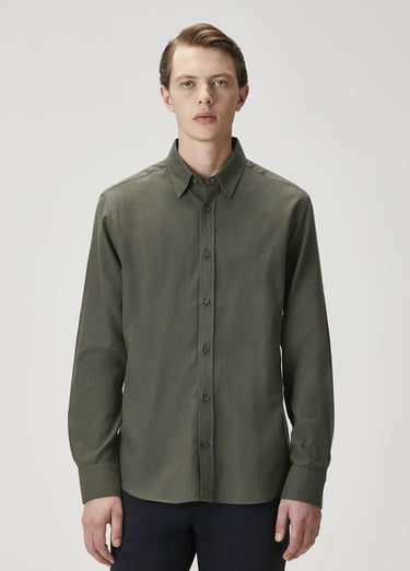  Beymen Club Erkek Comfort Fit Haki Gömlek