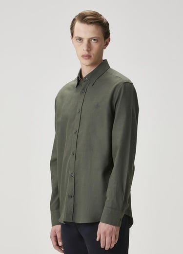  Beymen Club Erkek Comfort Fit Haki Gömlek