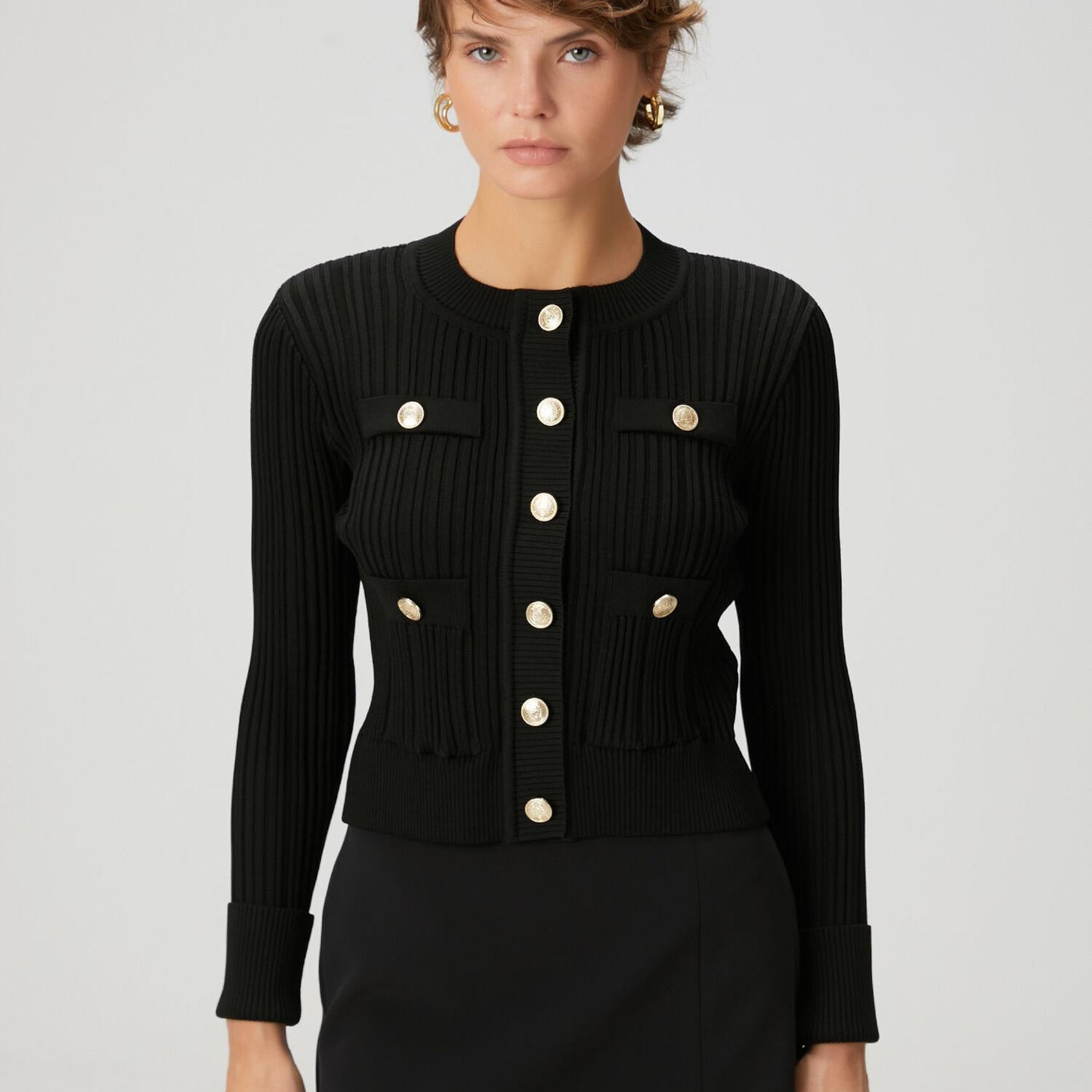 Beymen Club Kadın Siyah Triko Ceket