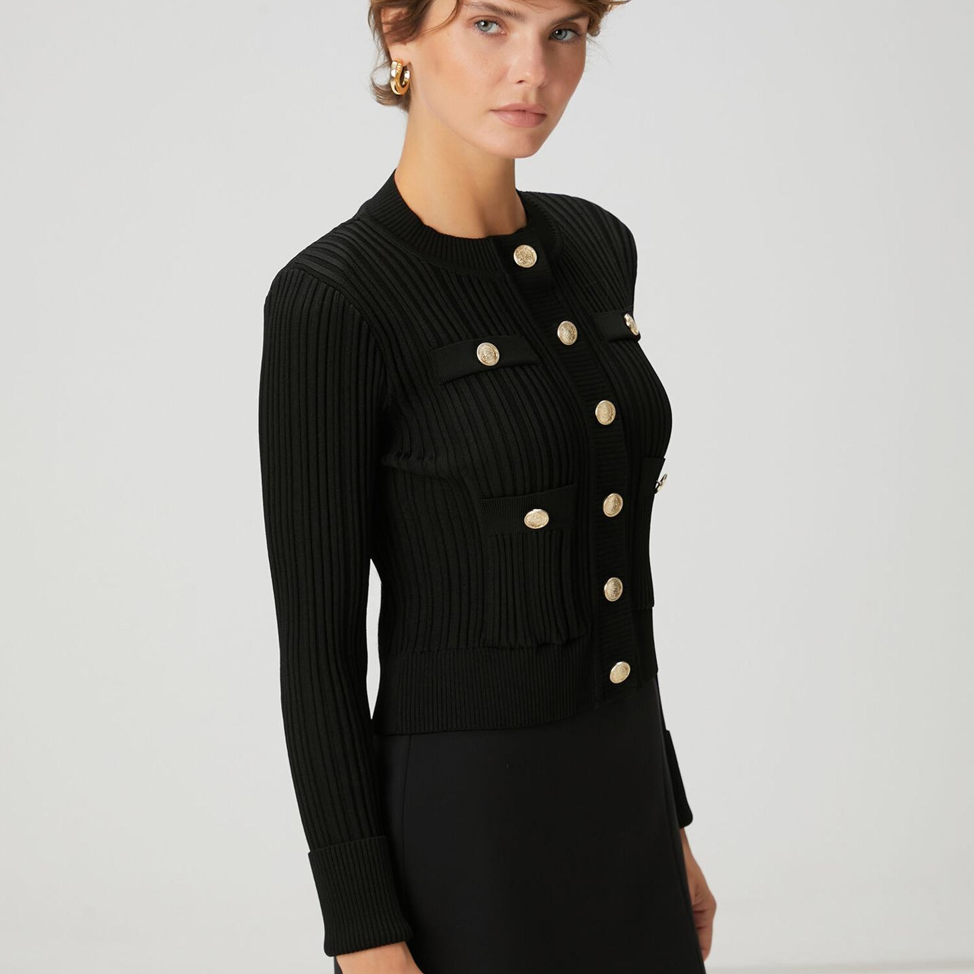 Beymen Club Kadın Siyah Triko Ceket