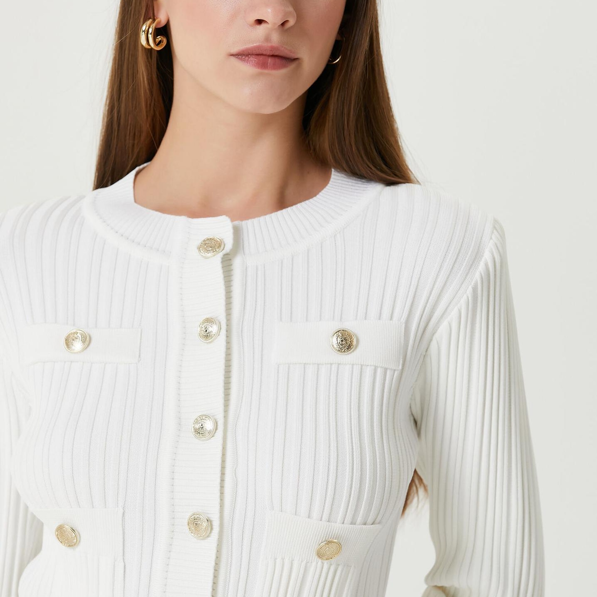 Beymen Club Kadın Kırık Beyaz Triko Ceket