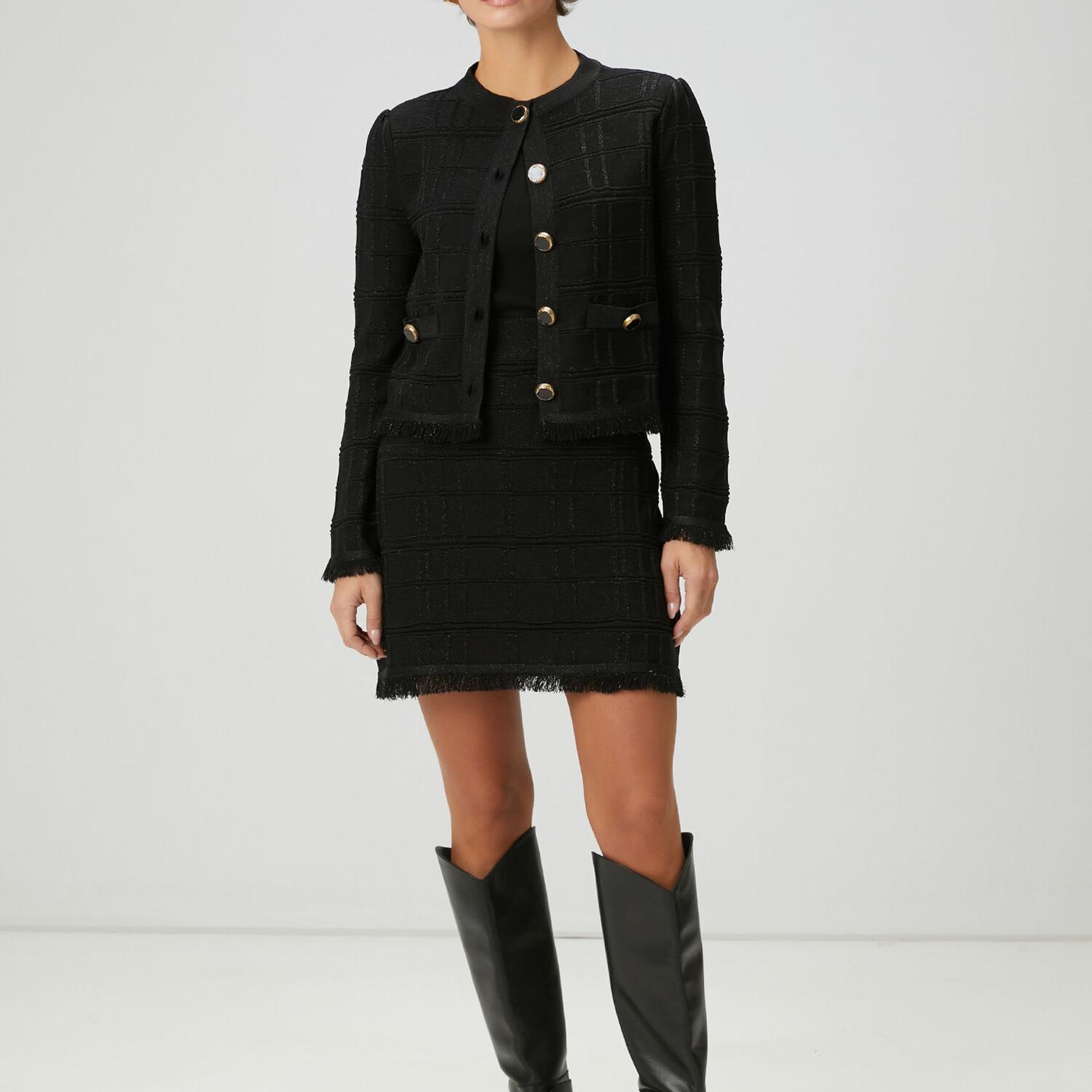 Beymen Club Kadın Siyah Simli Hırka